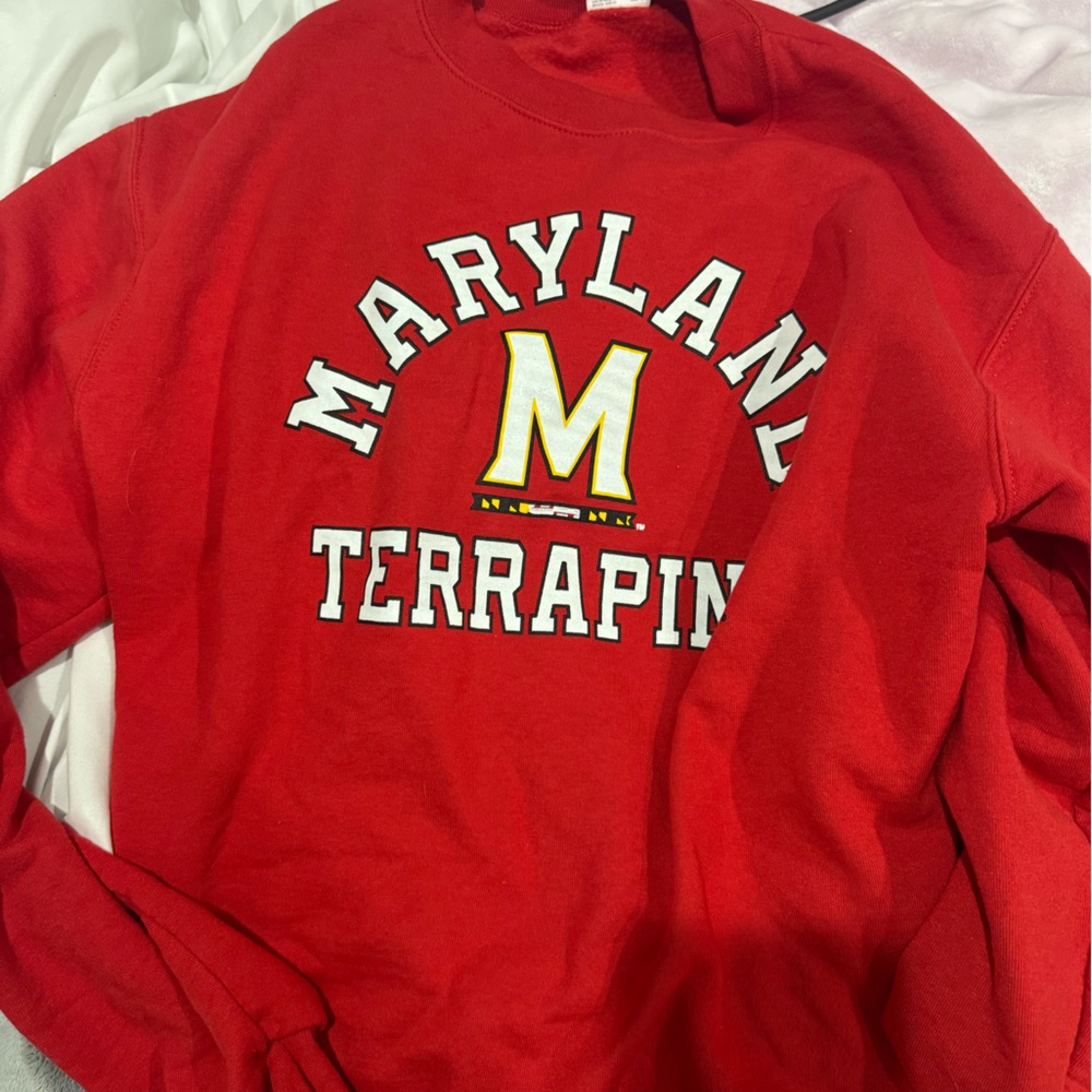 Champion Red Maryland Sweatshirt
